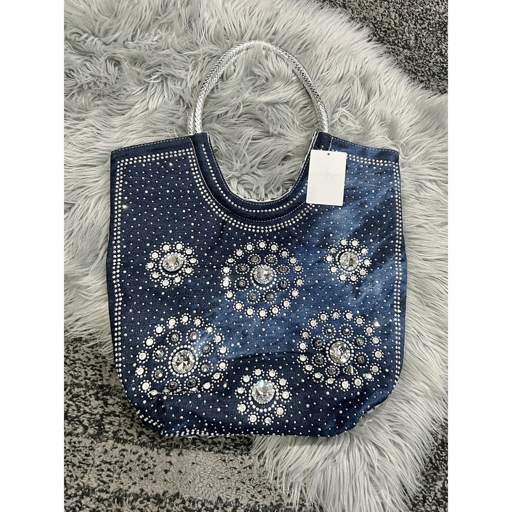 Alice Fan‎ Crystal Rhinestone Shoulder Bag For Women NWT